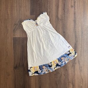 SOLD!!! Hollister White Floral Tube Top
